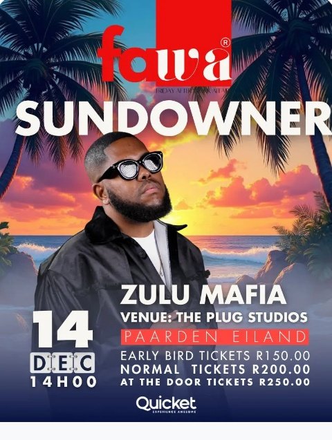 Cape Town gig guide tweet media