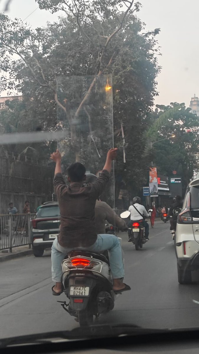 There should be a strict law on this and awareness creation.why to risk others life <a href="/MTPHereToHelp/">Mumbai Traffic Police</a>