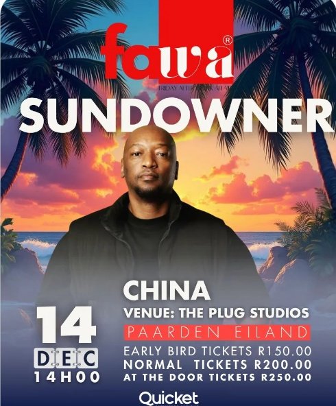 Cape Town gig guide tweet media