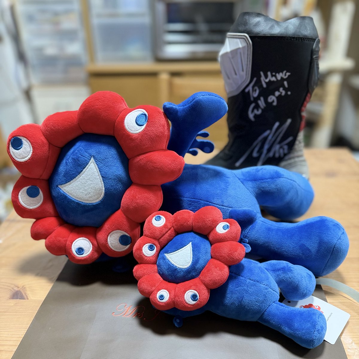 ラブブ2個と引換に、ようやく我が家にミャクミャクを迎え入れることが