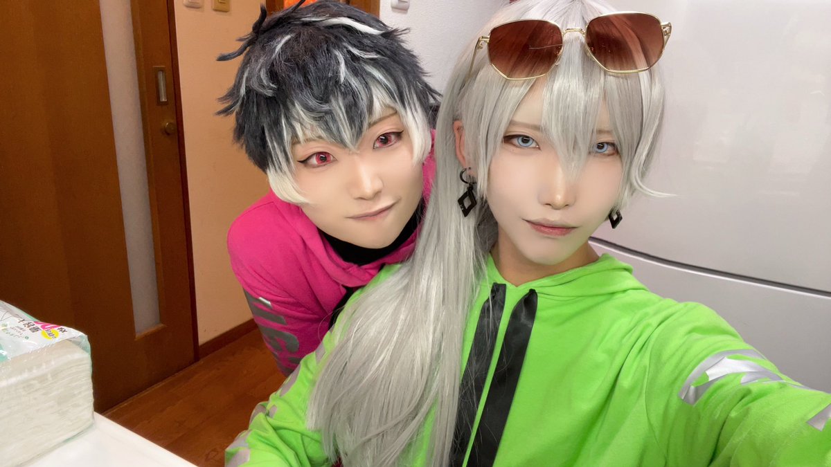 ※Cosplay

オフ会モモと参加してきたよ^^
とても楽しかったよ。
オールしてる人元気すぎじゃない？

 #dearおかりん_助けてデスゲーム1121