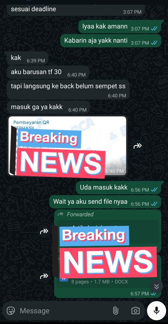 jokiin_guh's tweet image. 638. Joki formating rapihin makalah
639. Joki buat makalah kimia
640. Jasa humanize AI ke under 20%

#jokitugas