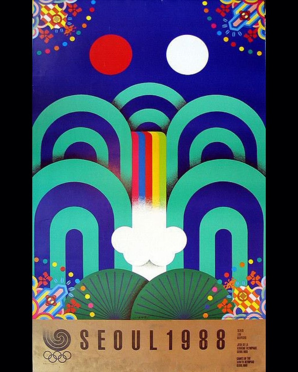 shesagianttrex's tweet image. 제가 짱 조아하는 88올림픽 포스터 보고가세요...!!!!!!!!