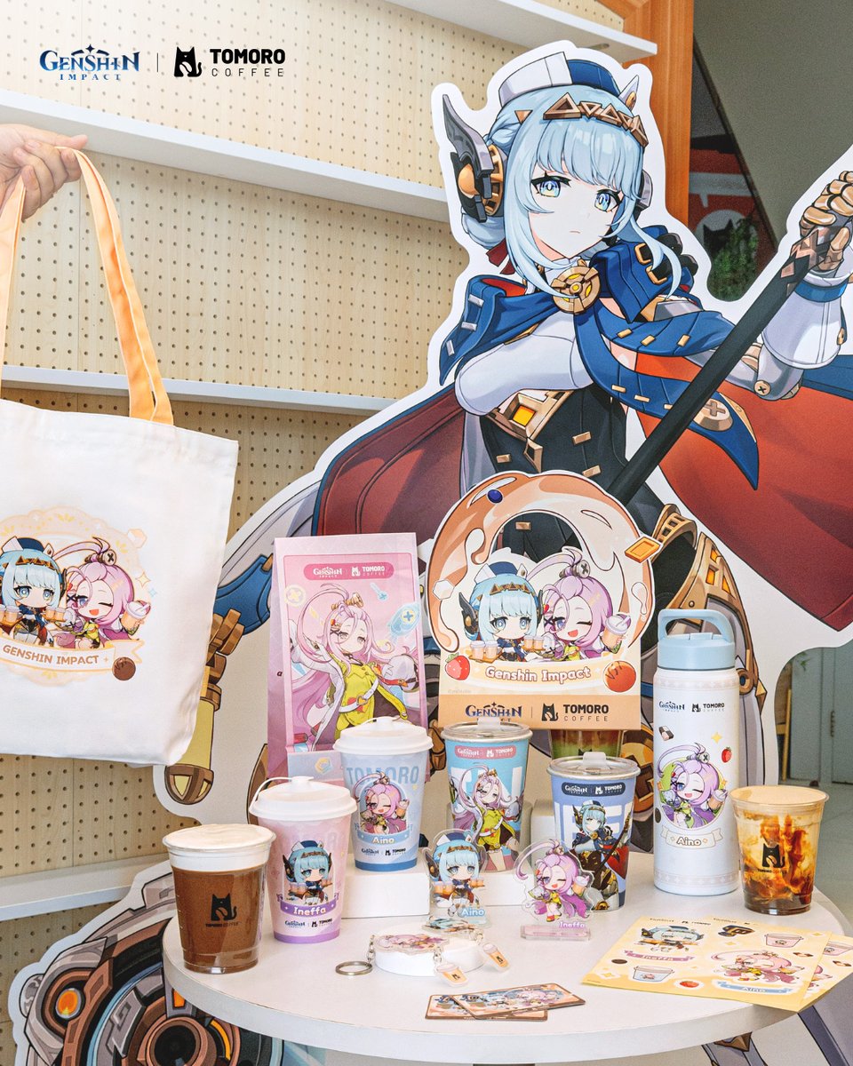 原神』と『TOMORO COFFEE』のコラボが2025年11月26日からインドネシア