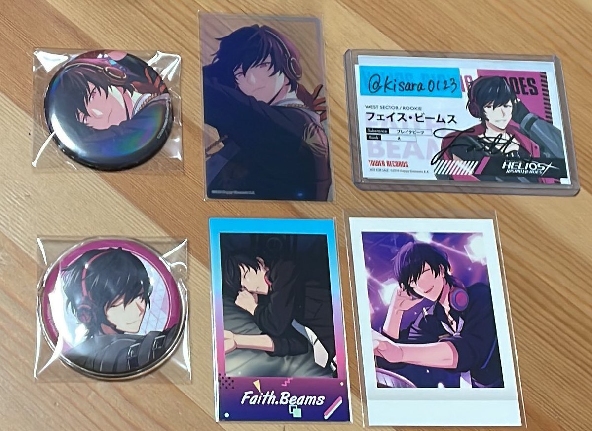 エリオスR　フェイス・ビームス　缶バッジ エリオスライジングヒーローズ 缶バッジ フェイス・ビームス - メルカリ