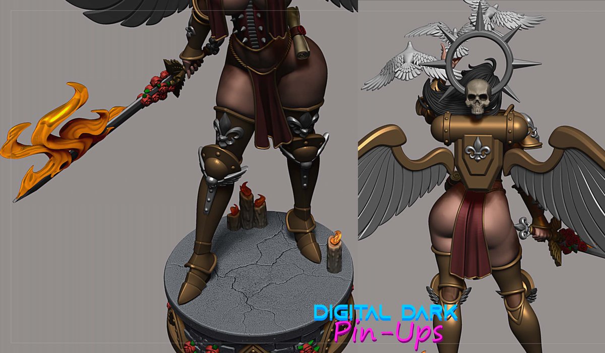 ❤️Advance WIP: Celestine The Living Saint and Helldiver Girl
patreon.com/c/digital_dark…