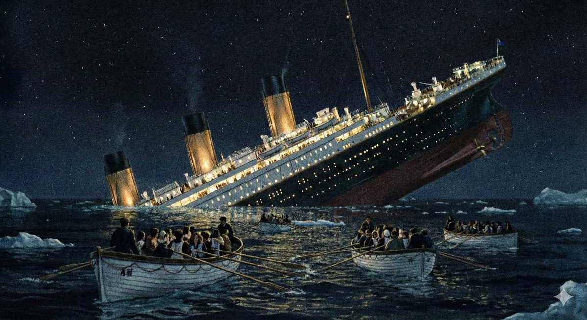 Titanic event illustration