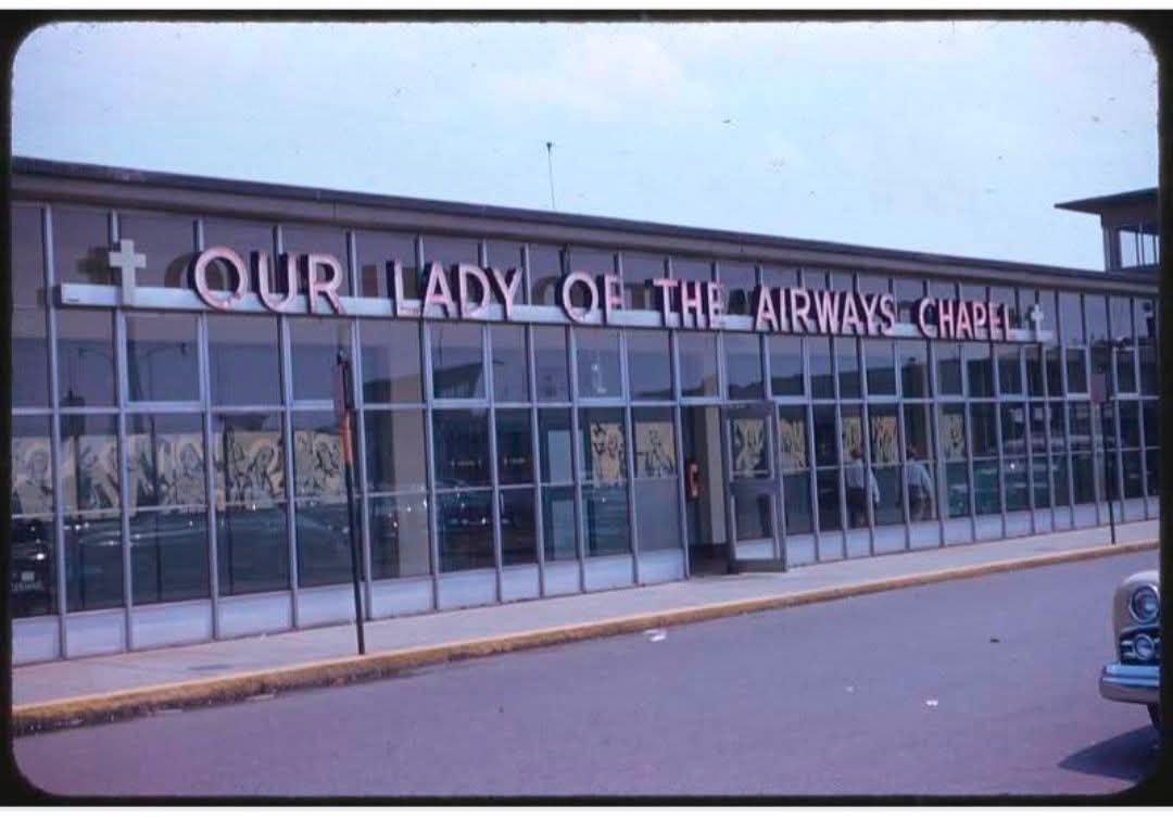 OldSchoolBoston's tweet image. Logan Airport 1953.