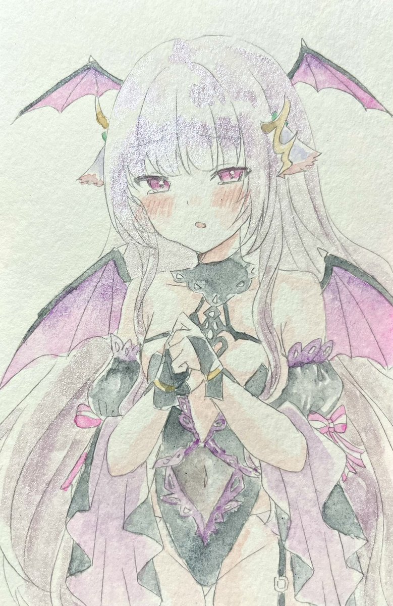 fujimato_illust's tweet image. 5.花騎士、ネムノキ（小悪魔）