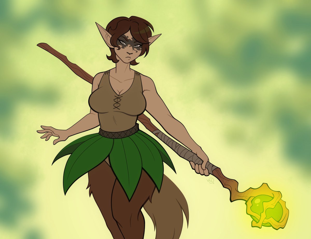 Faun with a staff 🌿
Commission for akkejakke (FA)