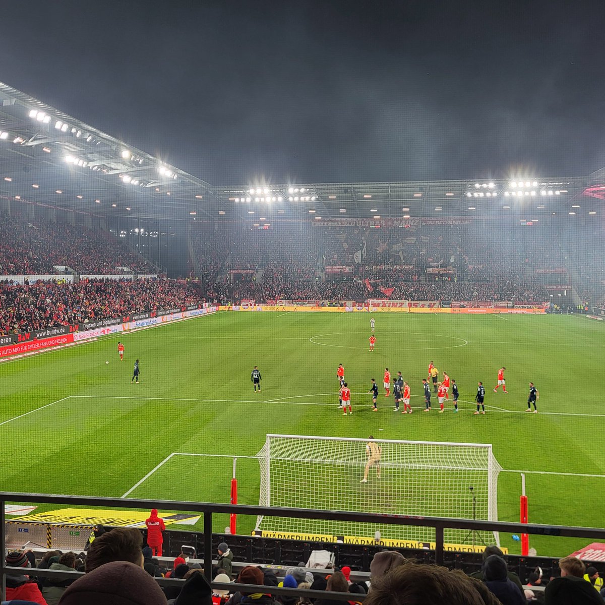 Negninorg's tweet image. FSV Mainz v Hoffenheim 1-1 #groundhopping