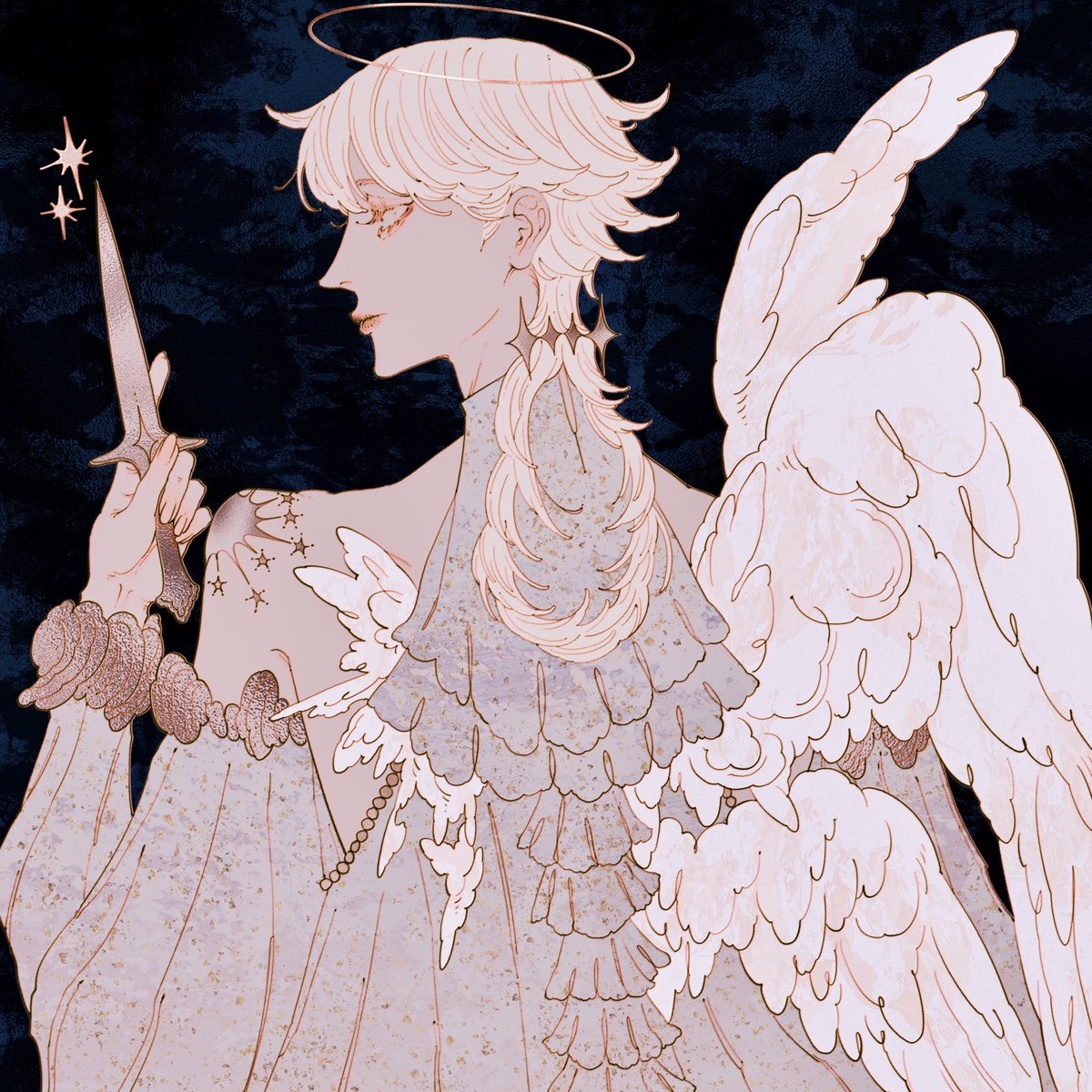 factor8_factor9's tweet image. #三連休はフォロワーが増えるらしい
#冬の創作クラスタフォロー祭り
#絵柄が好みって人にフォローされたい

静かに耀く絵を描きたいです。見つけてください。いいね、rpお邪魔します🪽