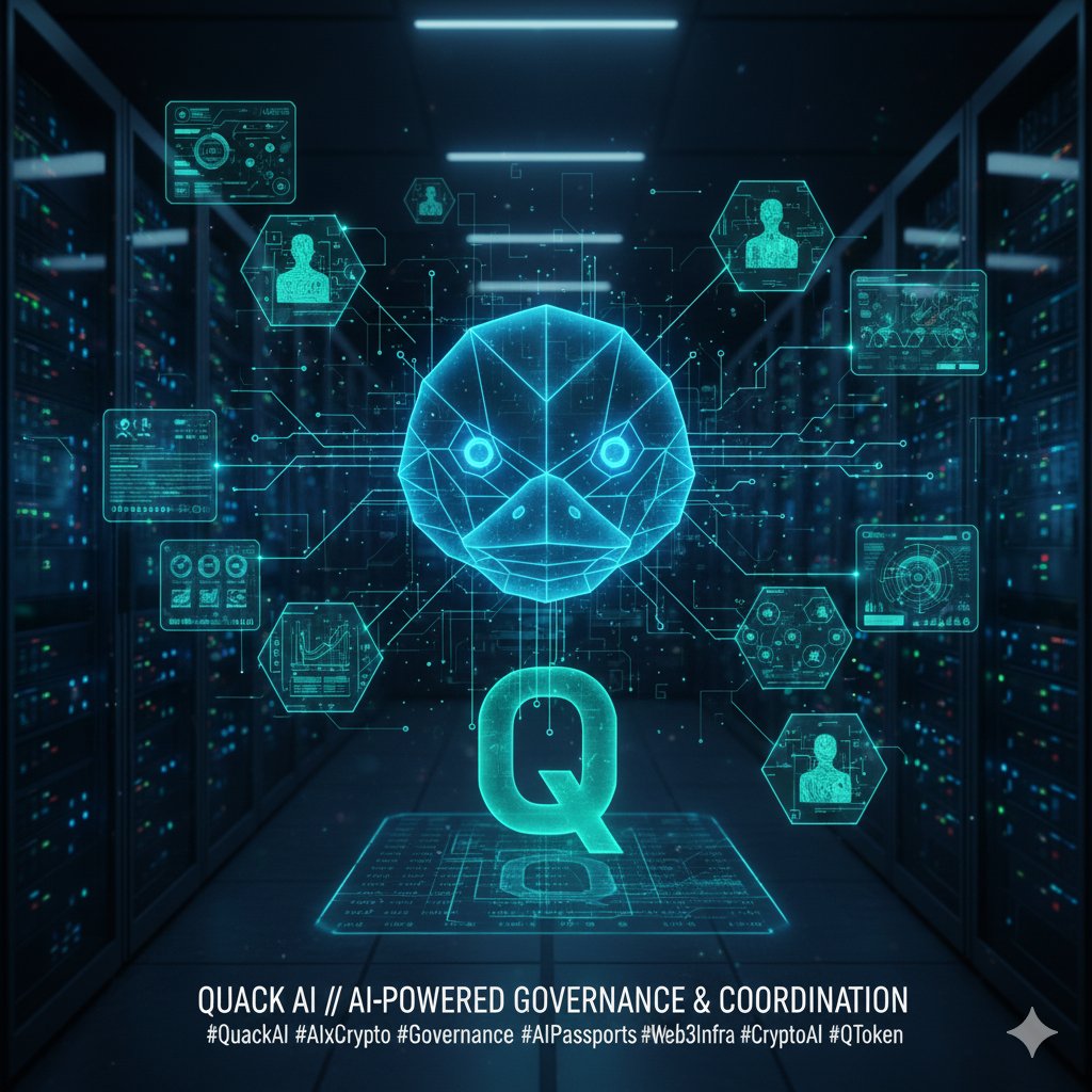 PaulJpcatilo01's tweet image. We’ve hit a point where governance can’t scale with humans alone.
Noise, bias, low turnout  it’s all breaking.

That’s exactly why @QuackAI_AI  AI is winning.
AI-powered governance, verifiable identities, automated workflows, and 40+ protocols already depending on it.
3.3M…