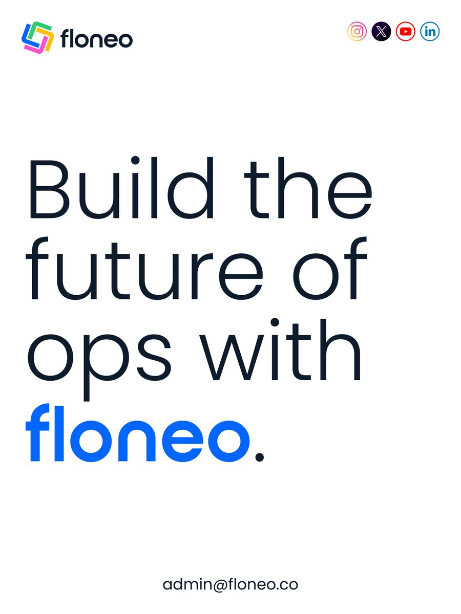Floneotech's tweet image. Your Ops Are Slower Than You Think.

Manual workflows delays, errors, and chaos.
Floneo turns them into fast, automated, clean operations without engineering heavy-lifting.

See how fast your ops can be with floneo. 

#digitaltransformation #businessops #processautomation