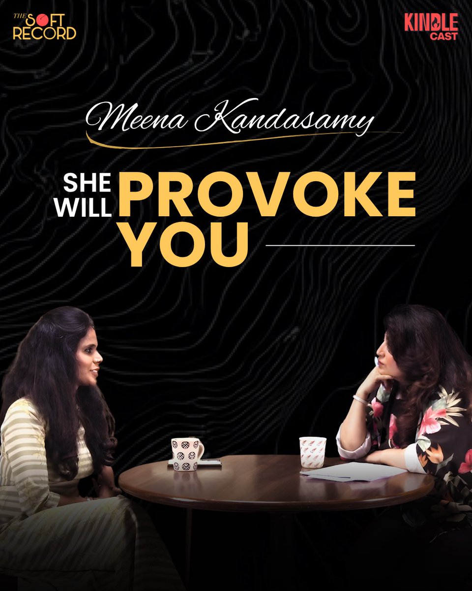 kindlecastindia's tweet image. The Soft Record’s episode with Meena Kandasamy is live — a fierce, candid conversation on caste, gender, violence, love, and resistance.
Watch on YouTube
linktw.in/yRZLUM
Also listen on Spotify/Apple Podcasts.

#meenakandasamy #thesoftrecord #kindlecast #indianwriters