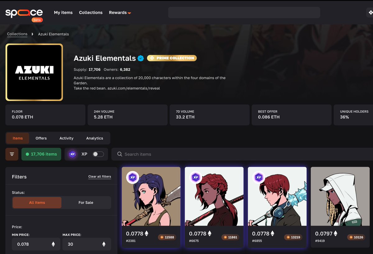 spaace_io's tweet image. 🚨 Reminder: many collections have their real floor on Spaace
like @LilPudgys, Moonbirds @MythicBirbs, @KaitoAI Yapybaras, or even @Azuki Elementals.

If you’re buying anywhere else, you’re literally paying more… and missing XP.
Skill issue tbh 👀