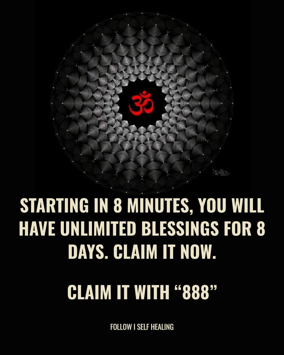 selfhealingpage's tweet image. 🚨 WANT UNLIMITED BLESSINGS!