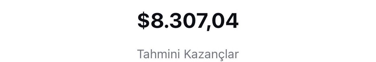 x uygulaması bize bu ay 8.307$ yatırdı.

bu paranın hepsini sadece 8 takipçime dağıtmak istiyorum.

şartlar: paylaşımı beğen, rt at ve tg katıl
t.me/kriptosimpsons

seçebilmem için yorumlara nokta işareti bırakın ve sonra dm bakın :) süre: 24 saat