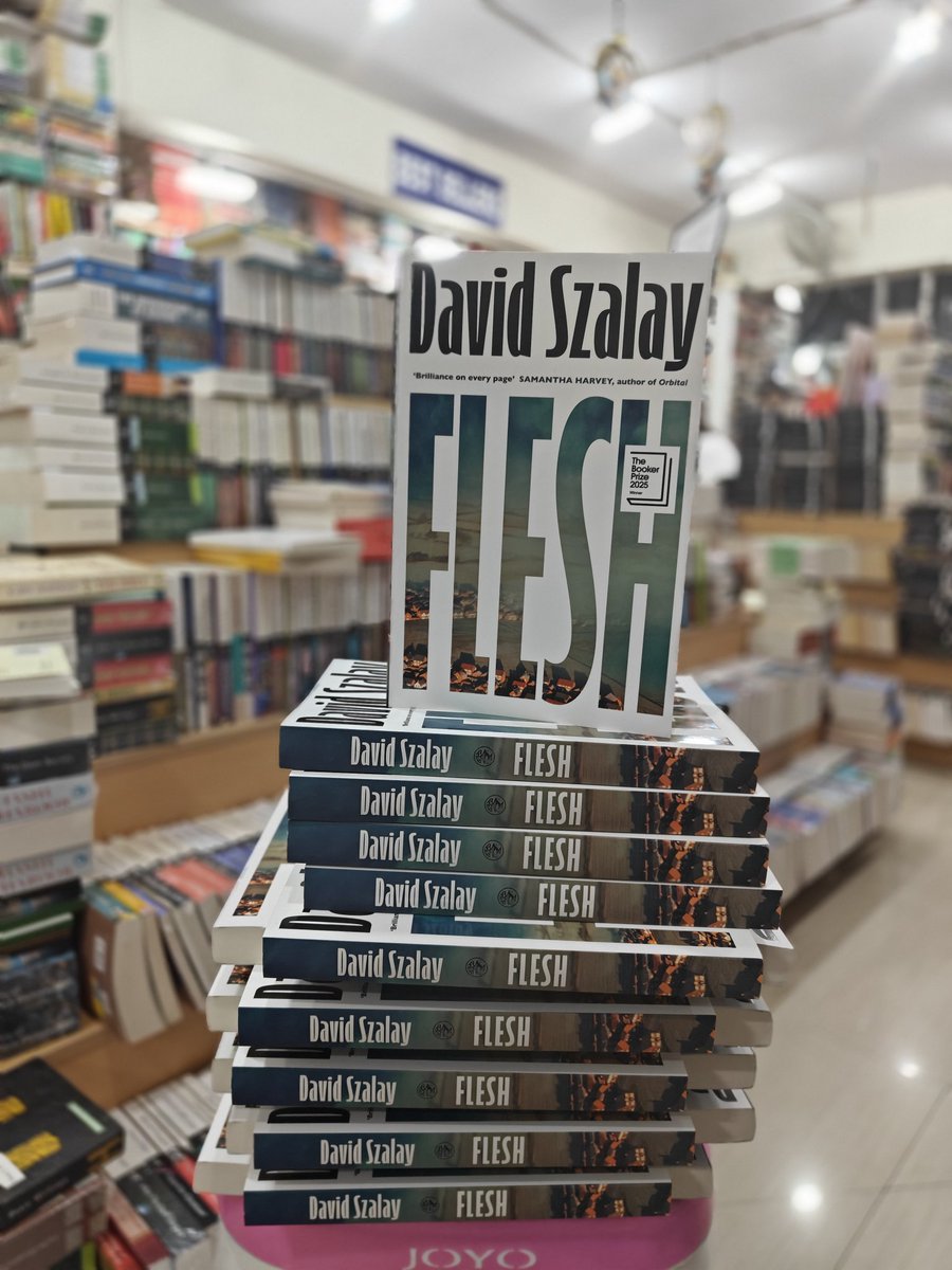 blossombookhous's tweet image. Freshly back on our shelves ✨
Flesh — the Booker Prize–winning novel by David Szalay — is available again.

To get your copy at a special price, call or WhatsApp: 9449373202
#BlossomBookHouse #NewInStore #BookRestock #Flesh #DavidSzalay #BangaloreReaders 📚✨