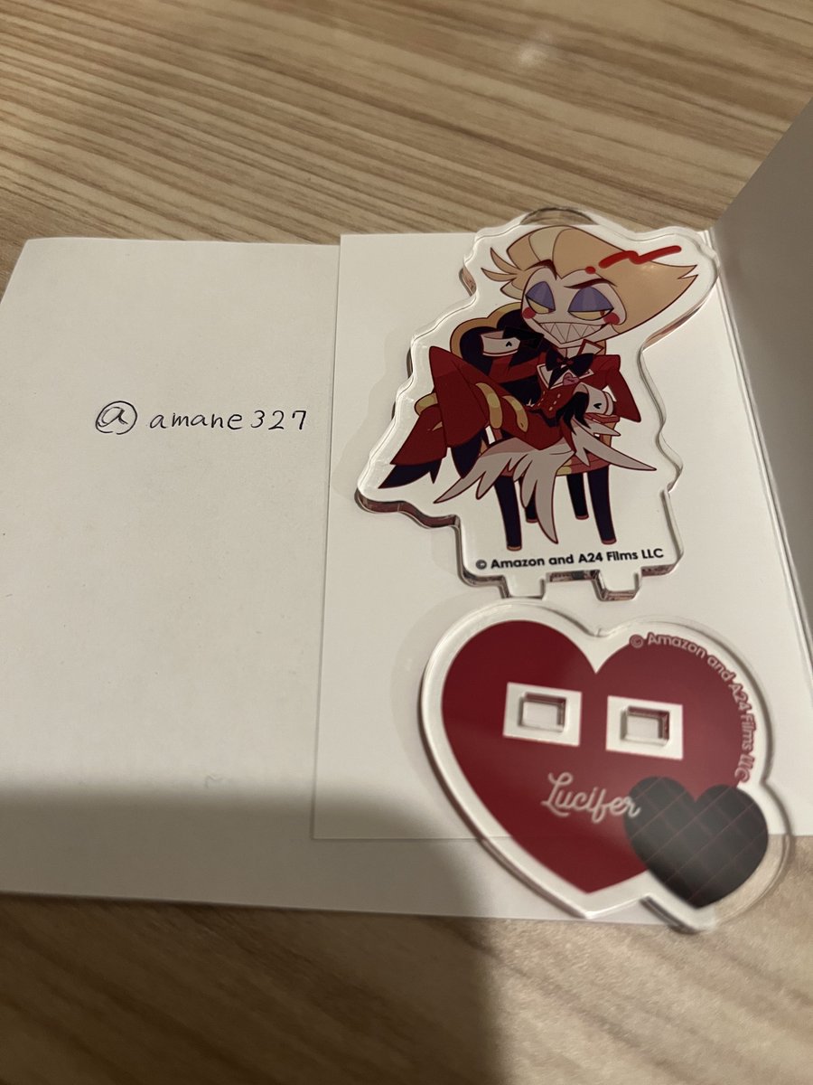 amane327's tweet photo. @wa16cc 初めまして、検索から失礼いたします。
当方アクリルスタンドのルシファーを所持しているのですが、みはと様の所持されているアクリルスタンドのアダムと交換させていただくことは可能でしょうか。
お手隙の際で構いませんので、ご検討いただけますと幸いです。 https://t.co/80VTWCsSXi