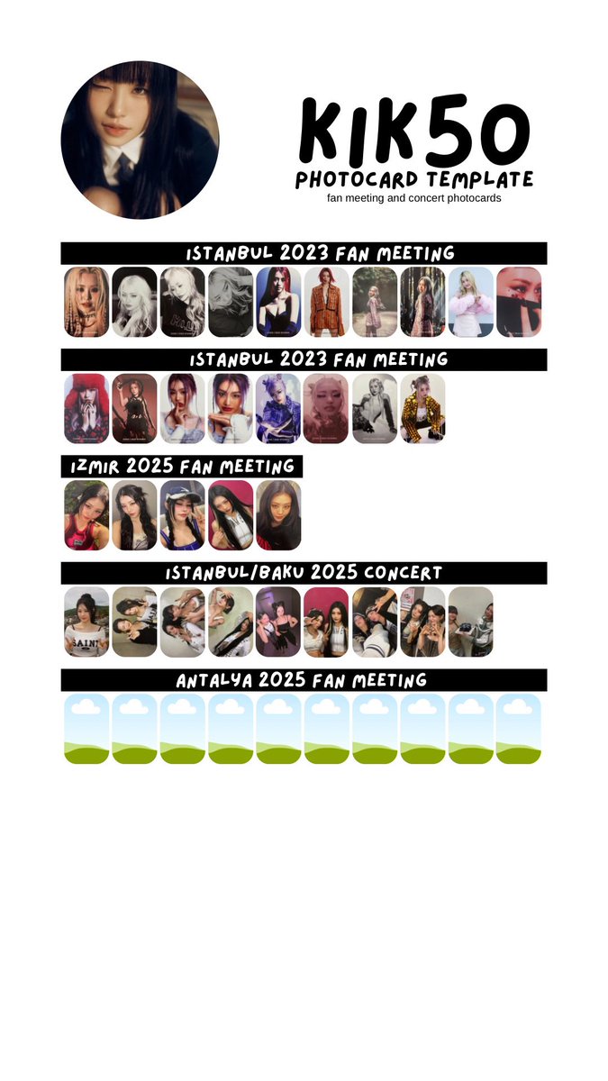 Kik5o wishlist
(antalya fan meeting pclerinin hepsi var diğerlerini ariyorum)