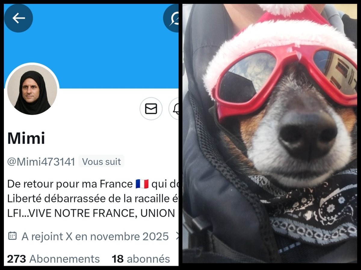 INFO🚨Merci de partager !🚨
Mes amis patriotes🇨🇵
Victime de la bien-pensance 
notre amie <a href="/Mimi473141/">Mimi</a> 👍
A besoin de vous !🙏
Son compte à sauté !😖 
Merci de vous abonner à elle pour l'aider à reconstituer sa TL!🥳
Merci et n'oubliez pas!
Tous ensemble nous sommes plus forts ! 🇨🇵