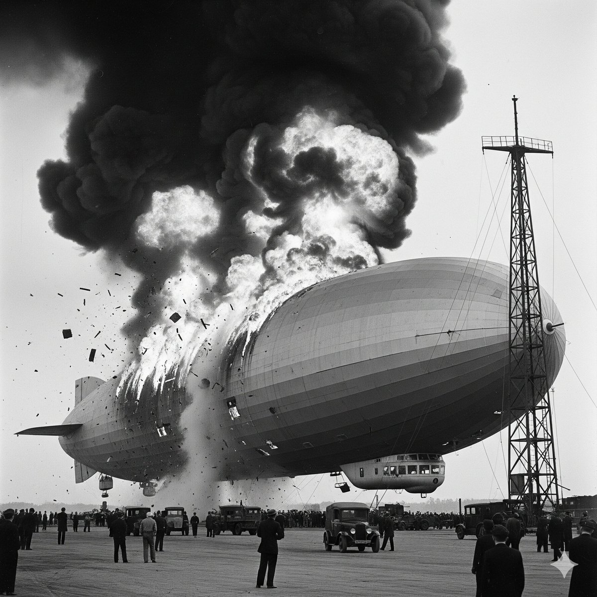 The Fiery Fate of the Hindenburg: A Historical Moment