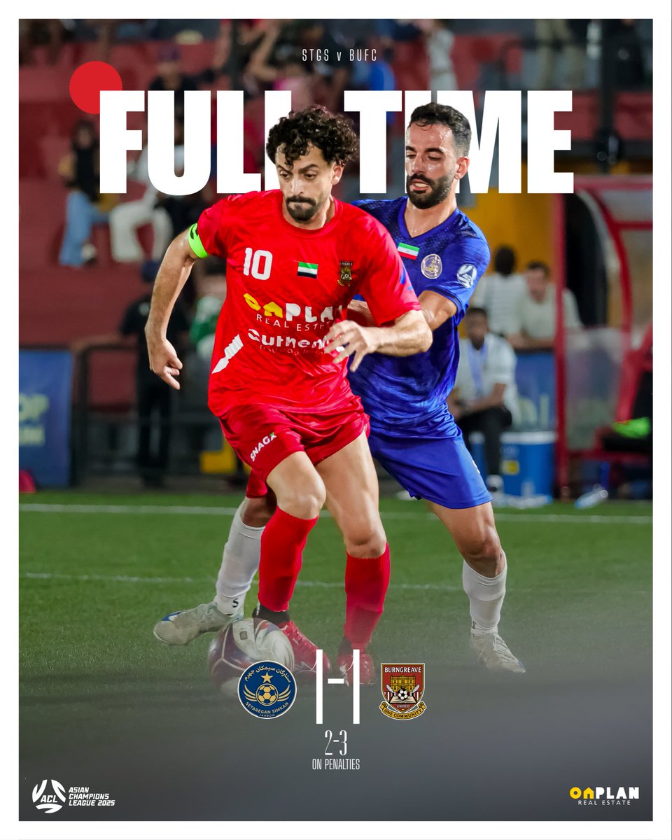 burngreaveutdfc's tweet image. We are in the FINAL of the Asian Champions League! An unbelievable performance, playing with a player down virtually all game to winning it on penalties! What an incredible achievement!

#BURNGREAVE #MINIFOOTBALL