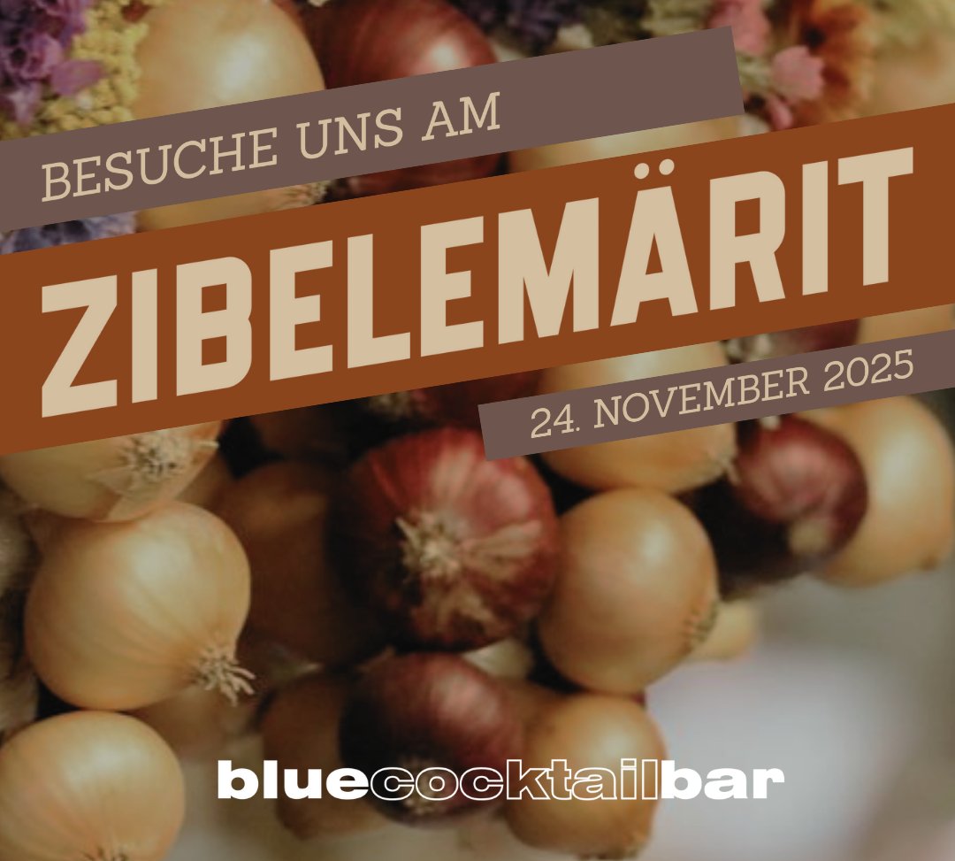 Komm am #Zibelemärit an die #BlueCocktailBar und wärme dich mit hausgemachtem Apfelpunsch oder mit einem «Smokey Maple Smash» - perfekte #alkoholfrei-Alternativen zu Glühwein.
Gleich unterhalb des Anna-Seiler-Brunnens in der Marktgasse vor dem Käfigturm auf der rechten Seite. 🍵