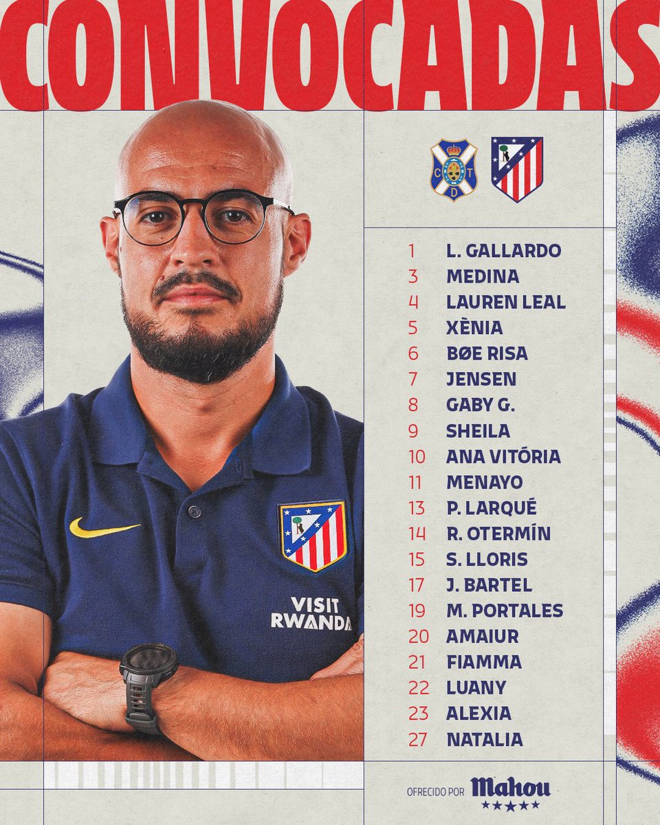 📋 Estas son las jugadoras que viajan a Tenerife.