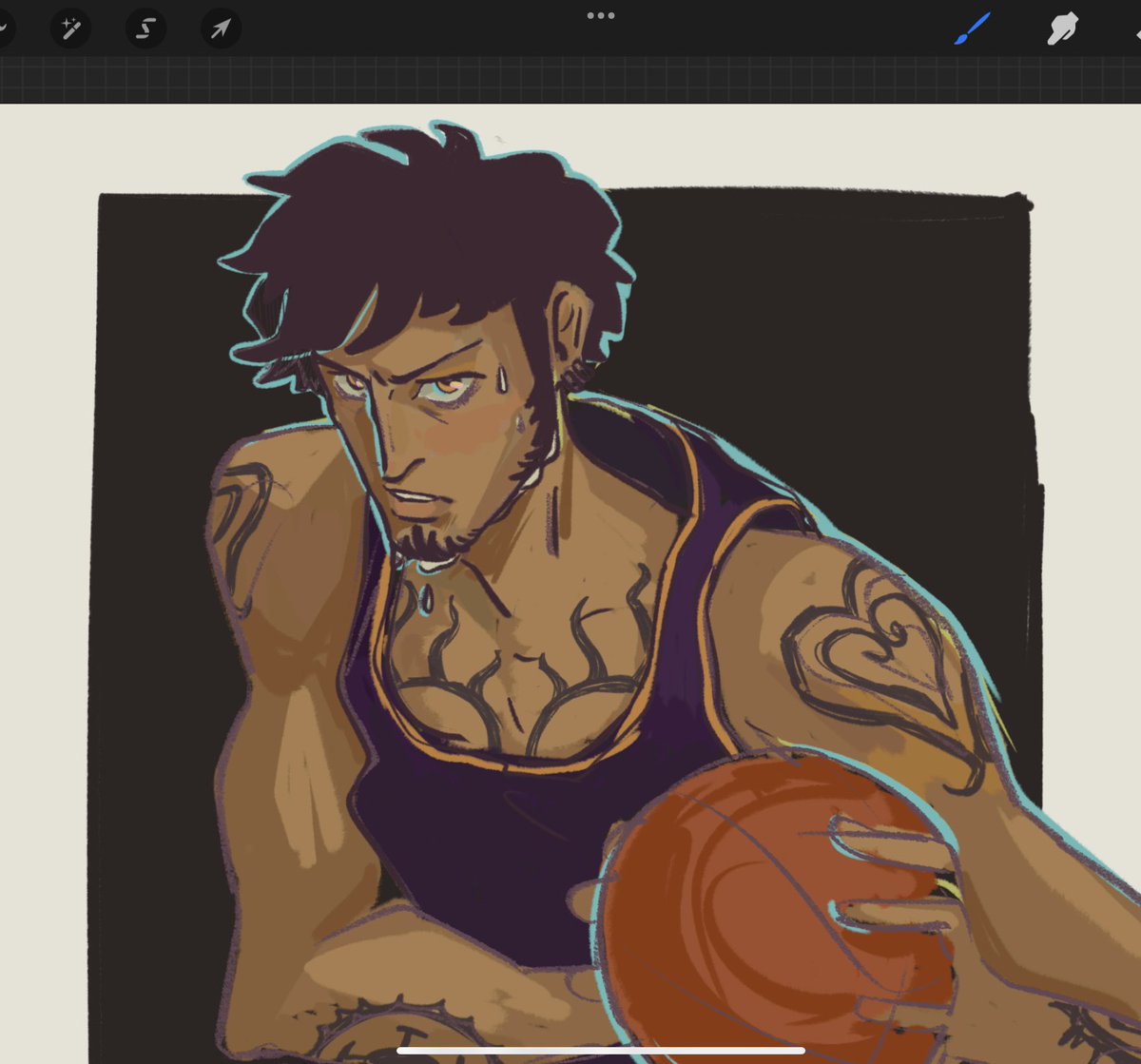 Oh.. now I see.. basketball is so interesting

#Trafalgarlaw