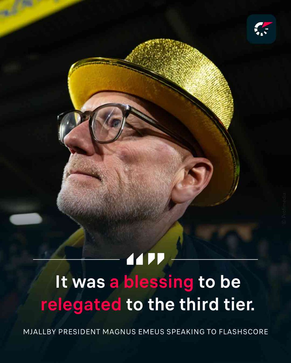Flashscorecom's tweet image. 🇸🇪 Mjallby had to experience the lowest of lows before the highest of highs! 😮‍💨

Flashscore sat down for an interview with the Allsvenskan champions&apos; President. ⤵️
flashsco.re/com-news-tw-25…