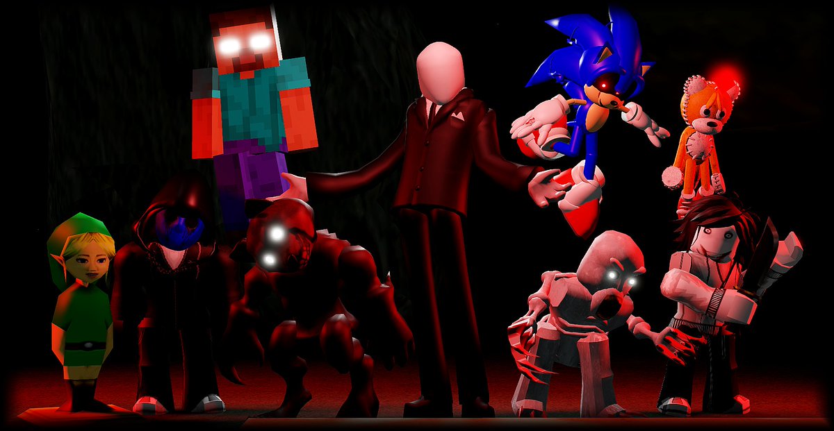 helloitsAndrei's tweet image. #Roblox #RobloxStudio #RobloxArt 
&quot;Take solace in the rain, my children. It only means I&apos;m near.&quot;
- Slenderman