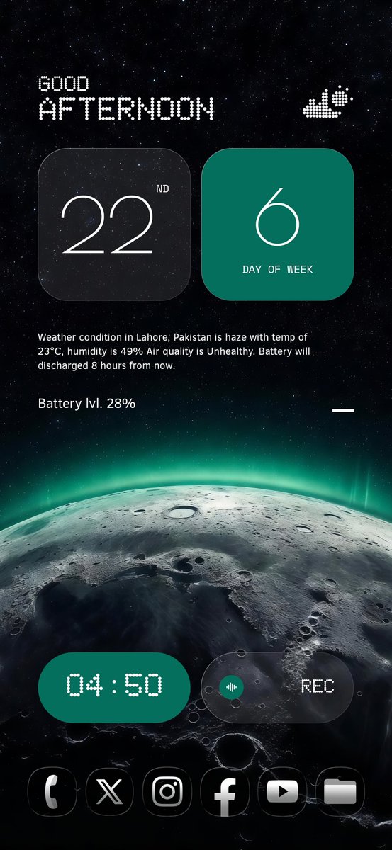 zeffisetups's tweet image. ɢʟᴀꜱꜱᴅᴏᴛ ᴡɪᴅɢᴇᴛꜱ play.google.com/store/apps/det…

ʙᴀᴄᴋᴜᴘ &amp;amp; ᴡᴀʟʟᴘᴀᴘᴇʀ zeffisetups.com/2025/11/space-…

ᴛᴜᴛᴏʀɪᴀʟ youtu.be/r5hT86psXP0

ɪᴄᴏɴꜱ @EatosApps

ᴛᴇʟᴇɢʀᴀᴍ t.me/zeffisetupss

#glasswidgets  #nothingwidgets #glassdotwidgets #setupwithnova #space