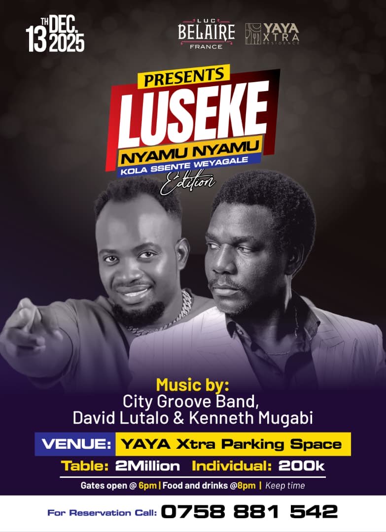 Kasuku256's tweet image. Official poster for Luseke Nyam Nyam ‘25.
Disregard the rest.