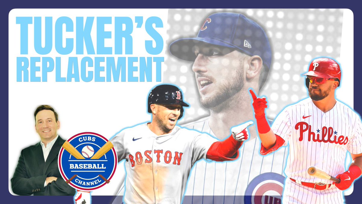 BroadcasterMick's tweet image. BETTER TUCKER OPTIONS...|  Cubs Baseball Podcast

- Replacing Kyle Tucker  
- RF Owen Caissie.
- DH Kyle Schwarber 
- 3B Alex Bregman   

#GoCubsGo #FlyTheW #BeHereForIt
🔴🔴🔴⬇️⚪️⚪️⚪️⬇️🔵🔵🔵
youtu.be/jGQnGQRzmnM