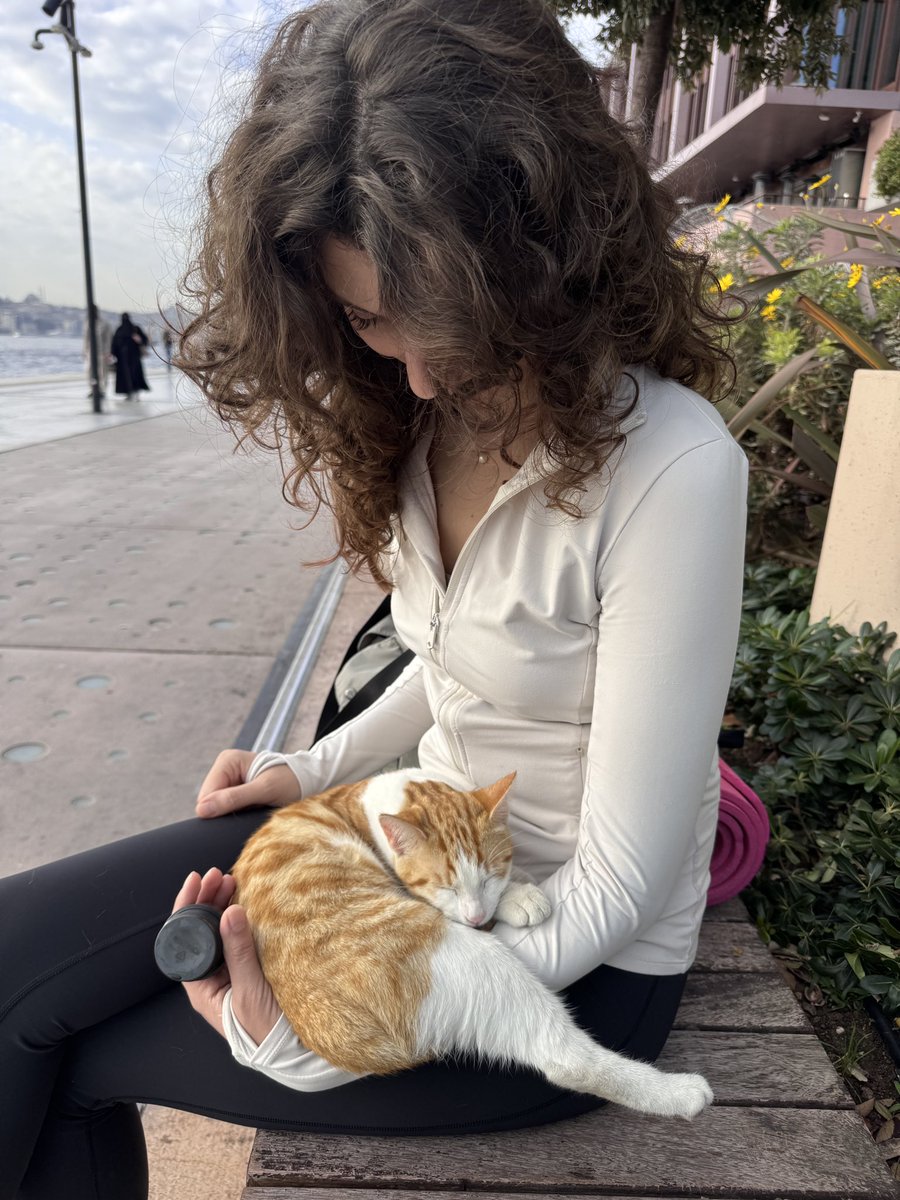 loraveb's tweet photo. 10/10 etkinlikti, bitince harika hissettigim icin degdi... Sonra bir kedi kosarak gelip kucagima yerlesti🥹 cicek gibi oldum🥹💛 https://t.co/olkESItwlp