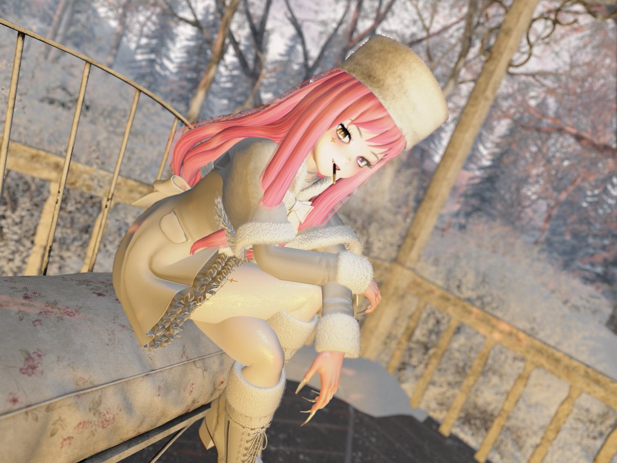 It's starting to get cold, isn't it?
寒くなってきましたね〜🧣
 #SecondLife #セカンドライフ
