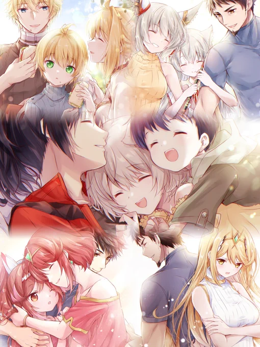 いい夫婦の日なので かなり前に描いた懐かしい夫婦詰め合わせ(再掲)