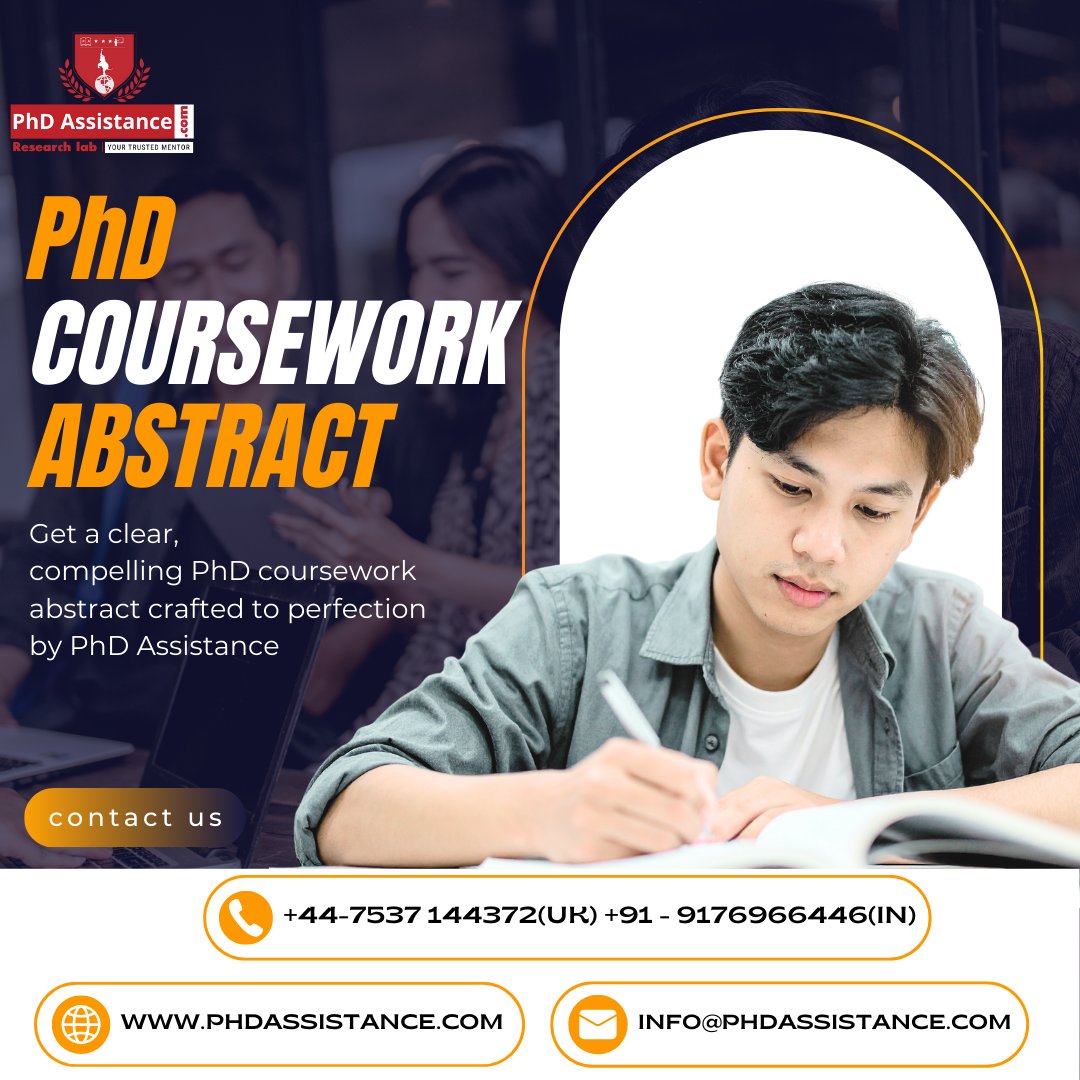 phdassistance's tweet image. Need a compelling PhD coursework abstract?

Get expert-crafted, clear, and impactful abstracts with PhD Assistance!

👉 phdassistance.com/services/phd-c…
.
.
#PhDAssistance #PhDAbstract #AcademicSupport #ResearchHelp #PhDLife
