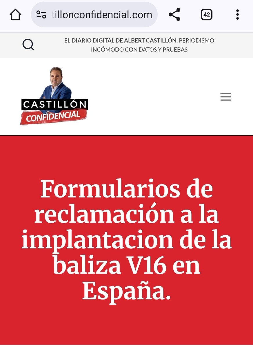 <a href="/WillyTolerdoo/">Willy Tolerdo</a> Hay un gabinete jurídico que ha sacado de forma totalmente gratuita formularios para intentar PARAR ésta medida.
Aquí dejo información de la entrevista (minuto 15:20 del vídeo) de Albert Castillón al Director de ese gabinete jurídico. 
👇👇👇
youtu.be/TGj7q00xPro?si…