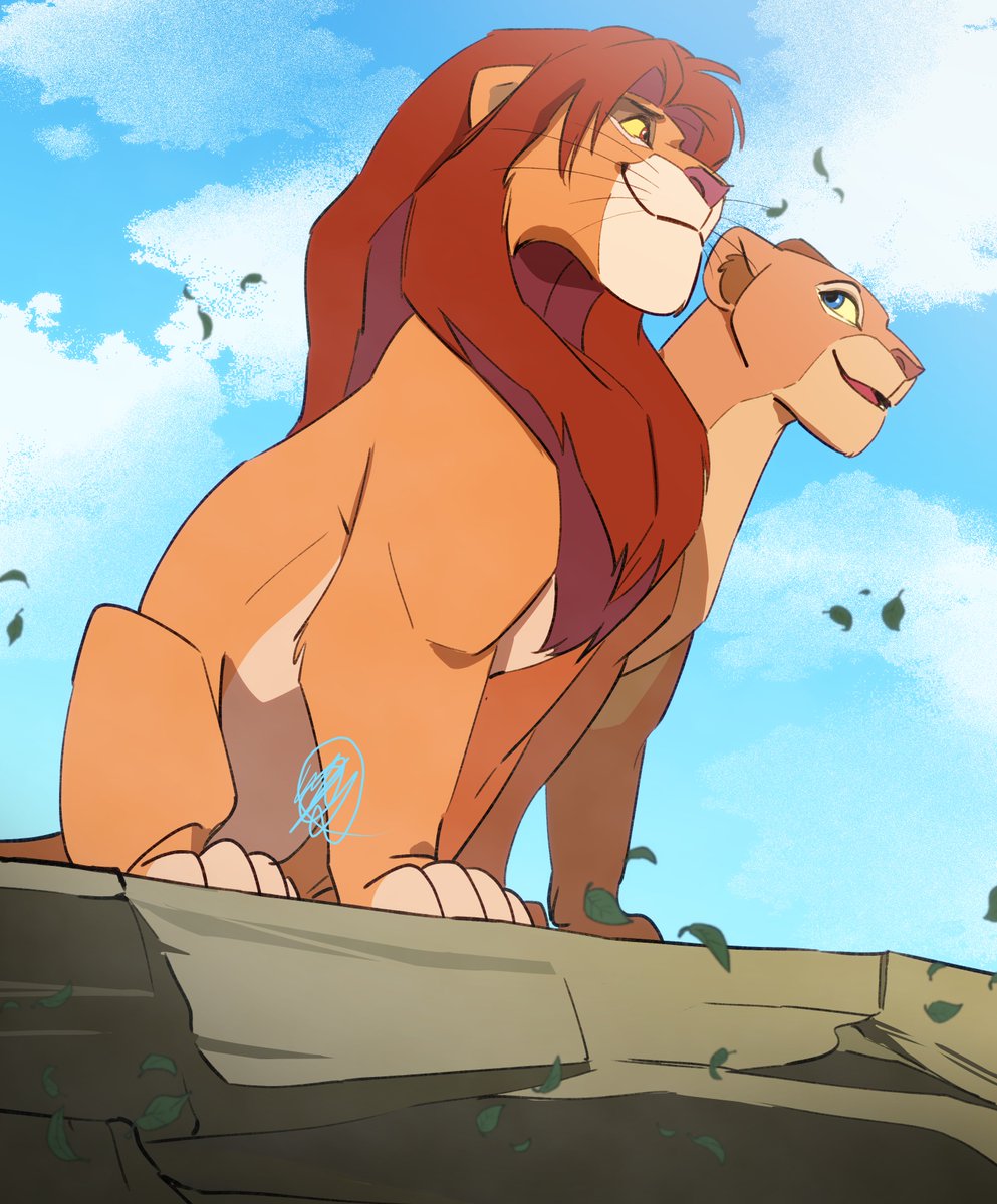 sasamaru_lion's tweet image. #いい夫婦の日
#TheLionKing #ライオンキング