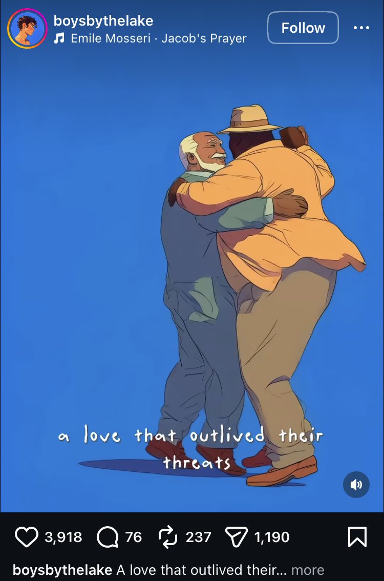 it's mostly, always, at least on my feed, that these creations are