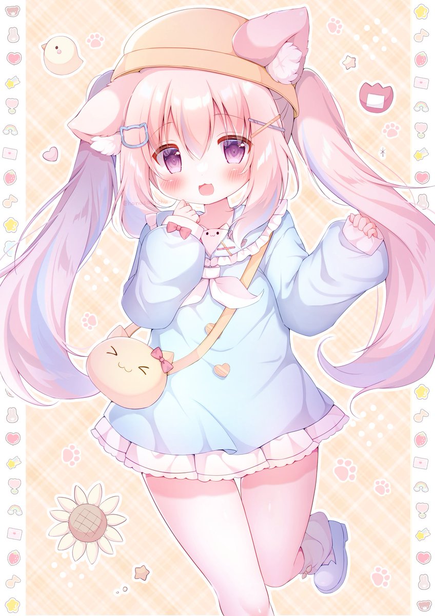 「#いいツインテールの日 ツインテール、大好きです!」|花咲ちゆ🐇🎨お仕事募集中(Vtuberさきちゅ)のイラスト