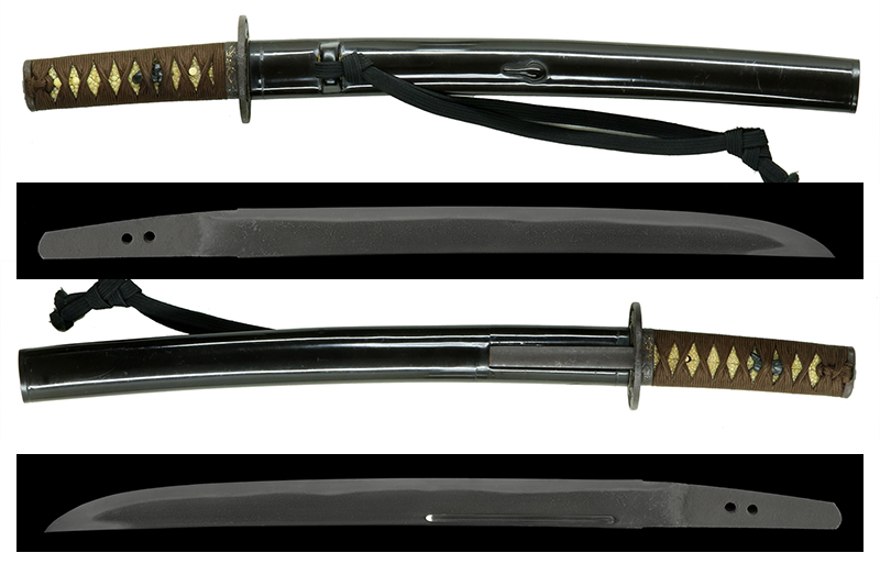 giheiya's tweet photo. New arrival.

貴重刀剣
無銘(越前国次) 一尺一寸六分 打刀拵入

江戸時代早初期、慶長頃の越前下坂鍛冶、國次の作品です。
良く詰んだ板目肌と地沸が美しく、その上に焼いた湾れ刃紋が康継を彷彿させる脇差です。

URL：https://t.co/uuzwEPkJLt
Price：120,000 yen https://t.co/cSjme3IrbZ