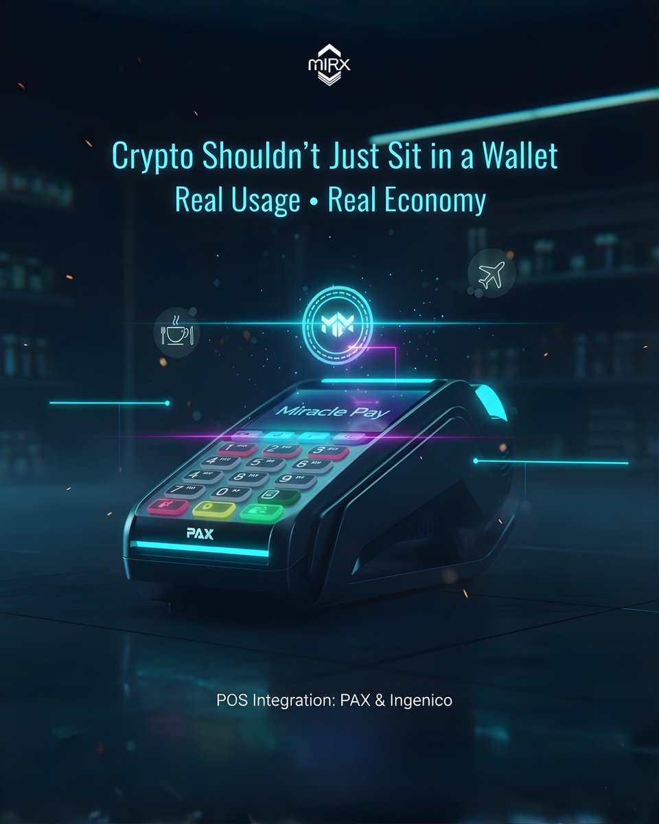Miracle_Chain's tweet image. Crypto shouldn&apos;t just sit in a wallet. It should buy coffee, dinner, and travel. ☕✈️

Miracle Pay integrates with existing POS terminals like PAX &amp;amp; Ingenico. We aren&apos;t waiting for the future; we are installing it.

Real usage. Real economy.