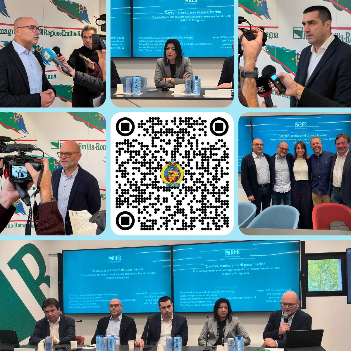 🤝‘Dayton, trent’anni di pace fredda’, lo speciale di <a href="/FlywebRadio/">Radio Flyweb</a> sul podcast ideato da Iscos ER, prodotto dalla stessa emittente radiofonica e presentato ieri a #Bologna in Viale Ado Moro in una conferenza stampa che ha visto la presenza del presidente della <a href="/RegioneER/">Regione Emilia-Romagna</a>