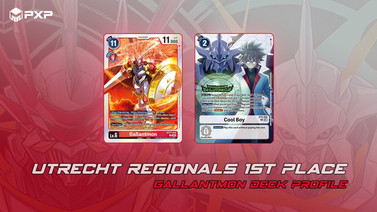 Henny_hey's tweet image. Took a while but thanks for waiting!
Hereby, my Utrecht Regionals first place Gallantmon deck profile!

youtu.be/tEHI3uR1Gf0