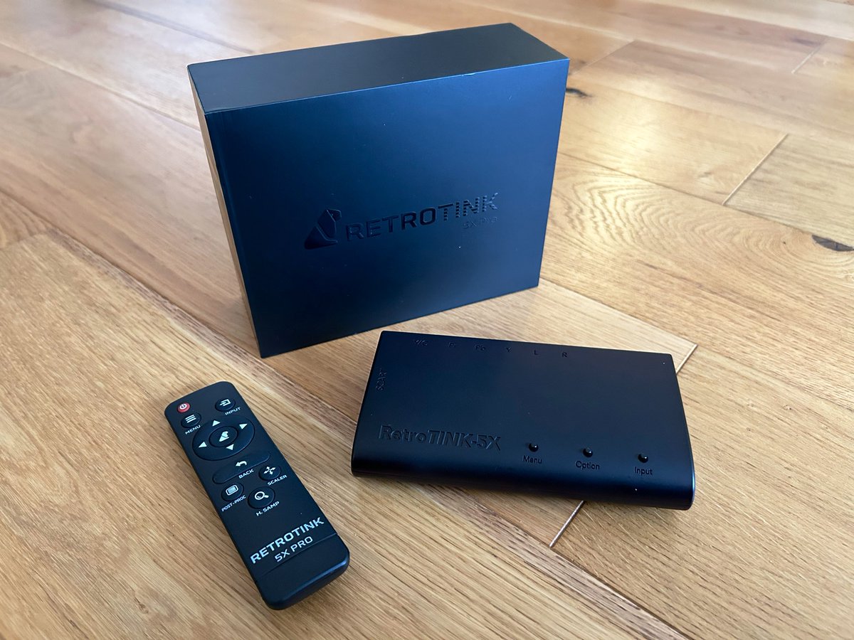 My gaming just got an upgrade - picked up a RetroTINK 5X Pro!

Been using a OSSC for years but had my eye on one of these for a while.

Already really impressed with how it deals with the Saturn’s various resolutions (particularly high res stuff). Big step up!

#SEGA #SaturnDay