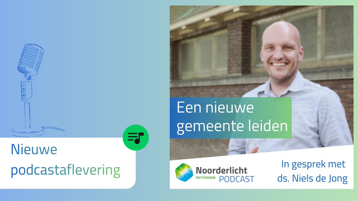 Het is je wellicht niet ontgaan: onze ds. Niels de Jong gaat in het nieuwe jaar deeltijd werken voor Noorderlicht Capelle. Een hele verandering! In deze podcastaflevering vertelt hij meer over zijn beweegredenen en de achtergrond. En kijkt vooruit! open.spotify.com/episode/3I1WL0…